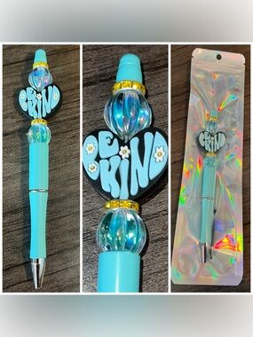 Be Kind beaded focal pen